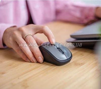  Trust Yvi+ Silent Eco Wireless Black (24549)