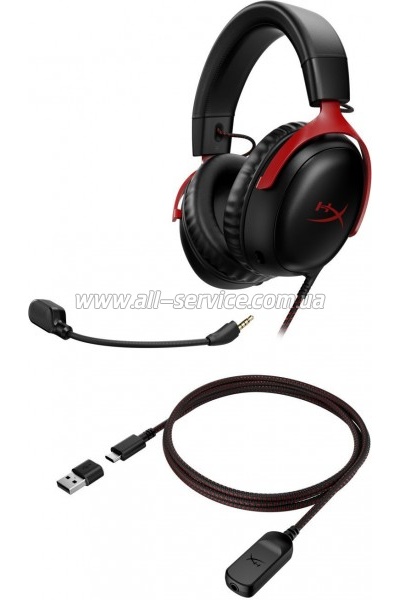�������� HyperX Cloud III Black-Red (727A9AA)