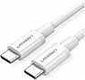 Дата кабель USB-C to USB-C 1.0m US264 ABS Shell White Ugreen (60518) Дата кабель USB-C to USB-C 1.0m US264 ABS Shell White Ugreen (60518)