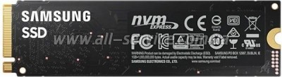 SSD  Samsung 980 EVO 250GB NVMe M.2 (MZ-V8V250BW)