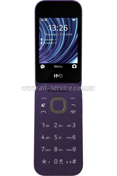  HMD 2660 4G Flip DS Violet