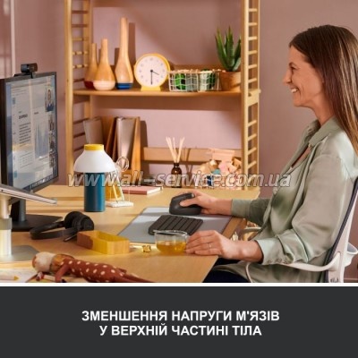  Logitech Lift Vertical Ergonomic Wireless/Bluetooth Graphite (910-006473)