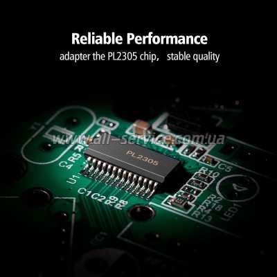 ������ ��� �������� USB 2.0 to DB25 2.0m US167 black Ugreen (20224)
