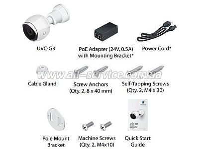  Ubiquiti UniFi Video Camera G3 (UVC-G3)