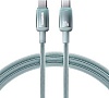 ���� ������ USB-C to USB-C 1.0m 100W blue-green Baseus (E0420700)