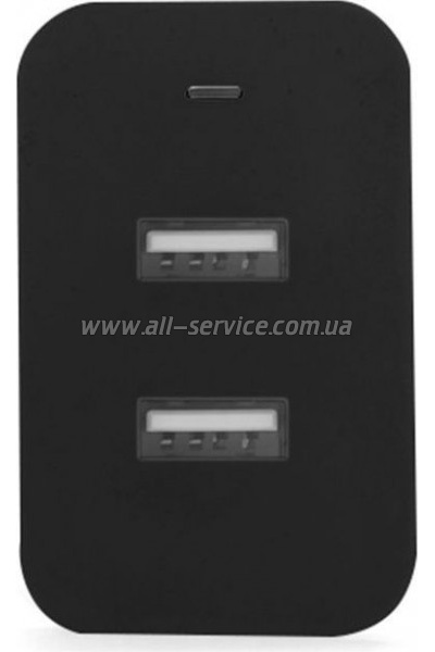 �������� ������� ColorWay 2USB AUTO_ID 4.8A 24W black (CW-CHS016-BK)