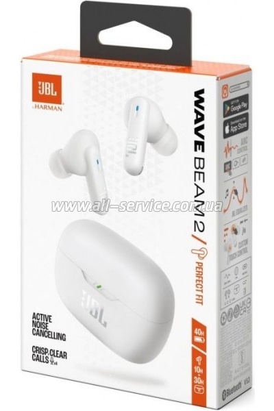  JBL Wave Beam 2 White (JBLWBEAM2WHT)