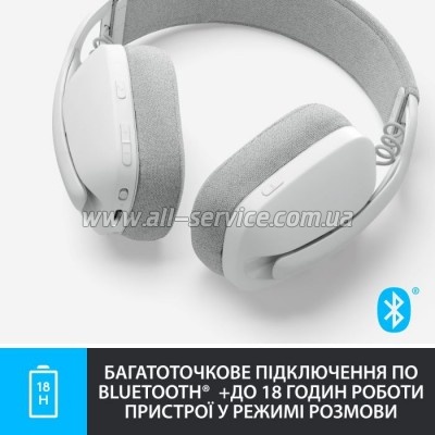  Logitech Zone Vibe 100 Wireless Off-White (981-001219)