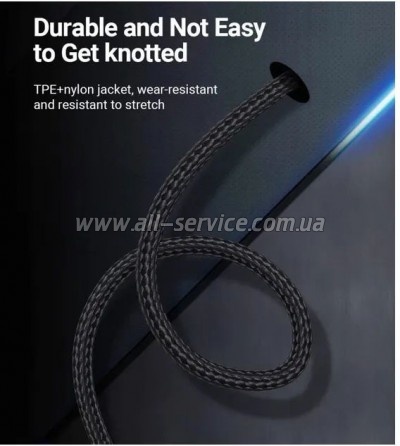 ���� ������ USB-C to USB-C 2.0m 5A aluminum gray Vention (TAEHH)