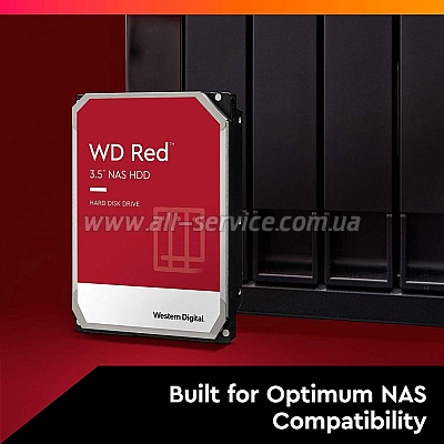  WD 3.5" 10TB 7200rpm 256B SATA III Red Plus (WD101EFBX)