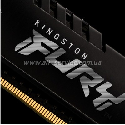 ������ ������ ��� ���������� DDR4 32GB (2x16GB) 3200 MHz Fury Beast Black Kingston Fury (ex.HyperX) (KF432C16BBK2/32)