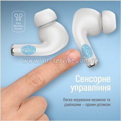 �������� ColorWay Slim TWS-5 Earbuds White (CW-TWS5WT)