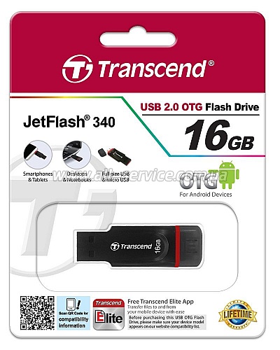  16GB TRANSCEND JetFlash 340 OTG (TS16GJF340)