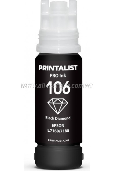  PRINTALIST 106 Epson L7160/ L7180 70 Photo Black (PL106PB)
