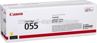 �������� 055 Canon i-sensys MF742Cdw/ MF744Cdw/ MF746Cx/ LBP663Cdw/ LBP664Cx Yellow (3013C002)