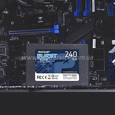 SSD  PATRIOT Burst Elite 120GB (PBE120GS25SSDR)