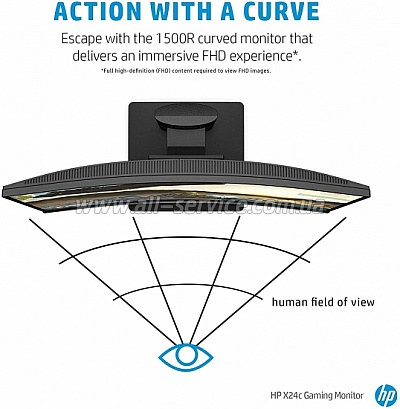 23.6" HP X24c (9FM22AA)