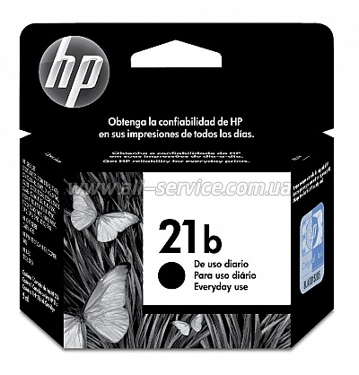 Картридж HP №21 DJ3920/ 3940/ PSC1410 black simple (C9351BE)