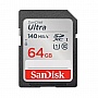   SanDisk 64GB SD class 10 UHS-I Extreme Ultra (SDSDUNB-064G-GN6IN)