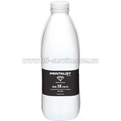 Тонер PRINTALIST HP LJ 5000/ 5200 бутль 550г (5K-550-PL) Тонер PRINTALIST HP LJ 5000/ 5200 бутль 550г (5K-550-PL)