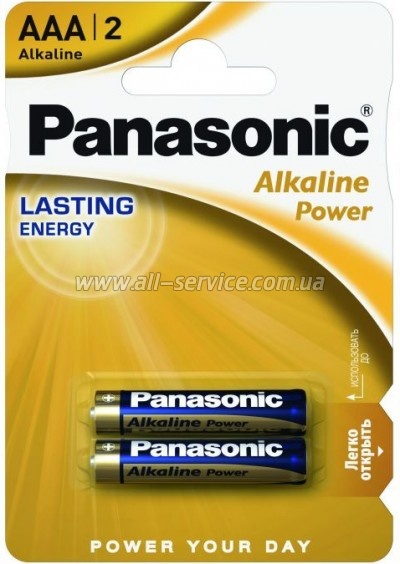  Panasonic AAA LR03 Alkaline Power * 2 (LR03REB/2BP)