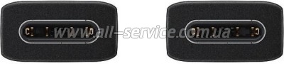 ���� ������ USB-C to USB-C black Samsung (EP-DA705BBRGRU)