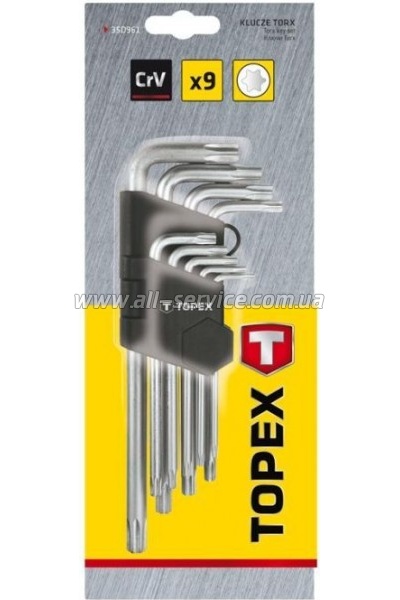   Topex   Torx T10-T50,  9 .*1 . (35D961)