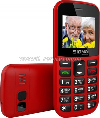 ��������� ������� Sigma Comfort 50 EASY TYPE-C Red (4827798585221)