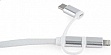   USB 2.0 AM to Lightning/ Micro/ Type-C 1.0m Cablexpert (CC-USB2-AMLM32-1M-W)