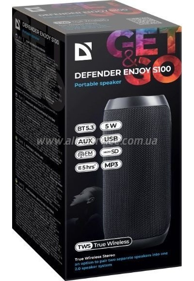   Defender Enjoy S100 Bluetooth Black (65101)
