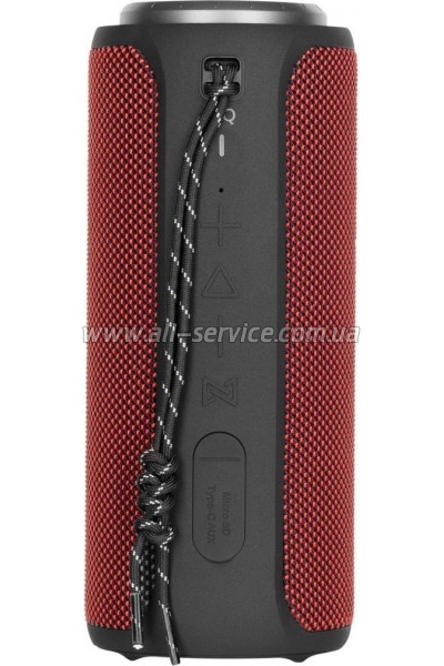   2E SoundXTube TWS MP3 Wireless Waterproof Red (2E-BSSXTWRD)