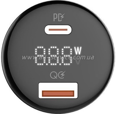   ColorWay Power Delivery PPS USB USB-A + USB-C Black (CW-CHA044PD-BK)