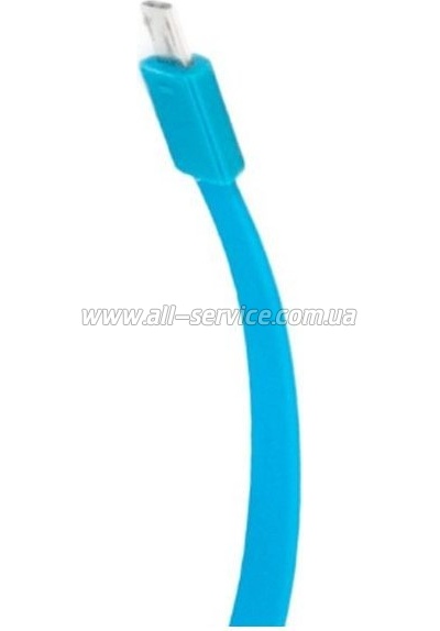 ���� ������ USB 2.0 AM to Micro 5P 0.2m ������� blue Extradigital (KBU1784)