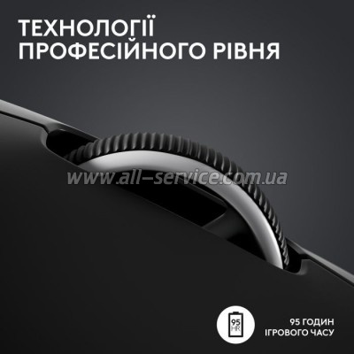  Logitech G Pro X Superlight 2 Lightspeed Wireless Black (910-006630)