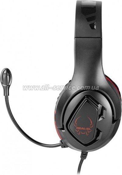  REAL-EL GDX-7590 Black-Red