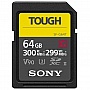   Sony 64GB SDXC C10 UHS-II U3 V90 R300/W299MB/s Tough (SF64TG)
