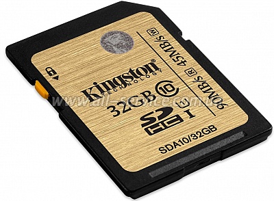   32GB Kingston Ultimate SDHC Class 10 UHS-I (SDA10/32GB)