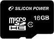   16GB SILICON POWER microSDHC Class 10 + SD  (SP016GBSTH010V10-SP)