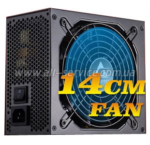   CHIEFTEC 550W ATX 2.3 APFC FAN 14cm APS-550C