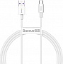 ���� ������ USB 2.0 AM to USB-C 1.0m 3A White Baseus (CATYS-02)