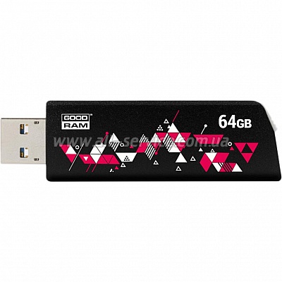 ��e��� GOODRAM 64GB USB 3.0 UCL3 Cl!ck Black (UCL3-0640K0R11)