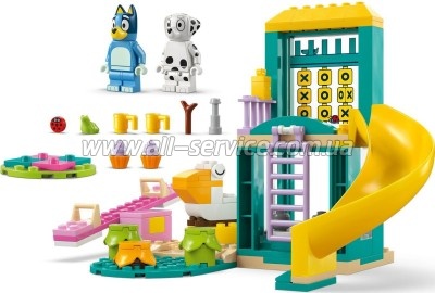 ����������� LEGO Bluey ������� � ���� � ����� �� ������� �������� (11201)