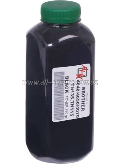 Тонер АНК Brother HL-4040/ 4050/ 4070/ TN135/ TN115 Black бутль 150г (1500290) Тонер АНК Brother HL-4040/ 4050/ 4070/ TN135/ TN115 Black бутль 150г (1500290)