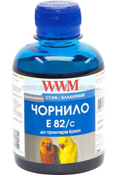 Чернила WWM 200г Epson Stylus Photo R270/ R390/ R1400/ RX590 Cyan (E82/C) Чернила WWM 200г Epson Stylus Photo R270/ R390/ R1400/ RX590 Cyan (E82/C)