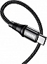 ���� ������ USB-C to USB-C 2.0m 100W silicone X50 Exquisito black HOCO (6931474734402)
