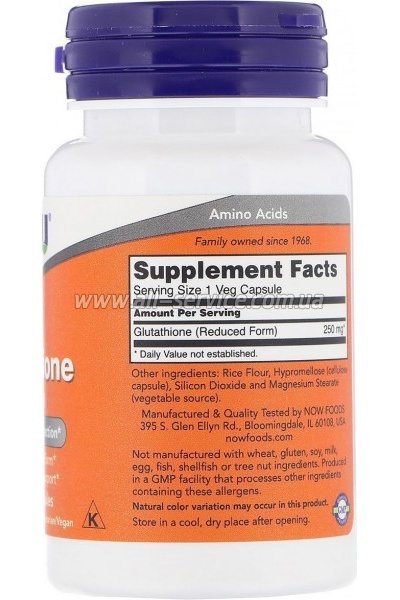  Now Foods , Glutathione, 250 , 60   (NOW-00096)