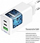 Зарядное устройство ColorWay GaN Mini 65W PD Port PPS USB (USB-2C1A) white (CW-CHS058PD-WT) Зарядное устройство ColorWay GaN Mini 65W PD Port PPS USB (USB-2C1A) white (CW-CHS058PD-WT)
