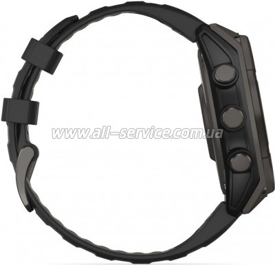 - Garmin fenix 8 47mm,Saph Solar,CrbnGry Ti/Blk,Blk/PblGryBnd (010-02906-11)