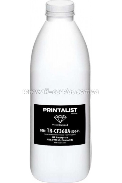 ����� PRINTALIST HP Enterprise M552/ M553/ Canon 040 ����� 500� Black (TR-CF360A-500-PL)
