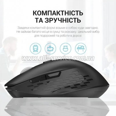  OfficePro M230B Silent Click Wireless/Bluetooth Black (M230B)